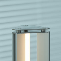 Mustdesk Minimalist Modern Metal Ambient Light, Designer Style Metal Lamp